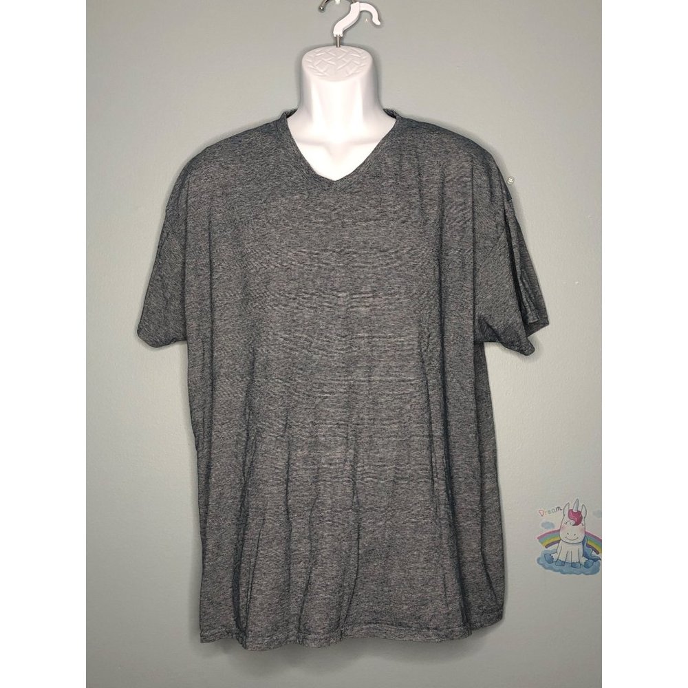 fruit of the loom XL blue/grey short sleeved shirt